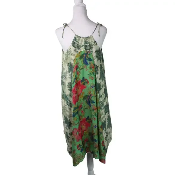Maeve Anthropologie Santee Swing Dress Eastern Floral Paisley Petite XSP - Picture 4 of 12